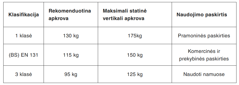 Kopėčių, lipynių ir pastolių tikrinimo tvarka bei periodiškumas