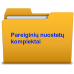 Automatinių ir pusiau automatinių staklių ir įrengimų derintojo pareiginių nuostatų komplektas (+ įsakymas ir žurnalas)