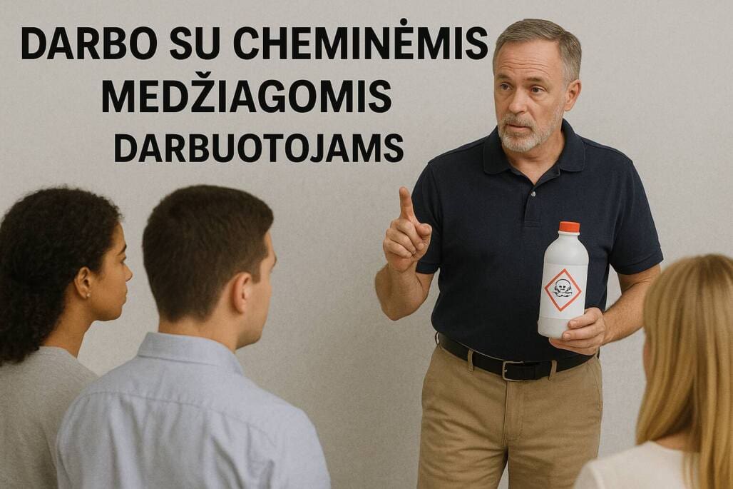 Darbo su cheminėmis medžiagomis mokymai darbuotojams