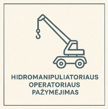 Hidromanipuliatoriaus operatoriaus kursai ir pažymėjimas